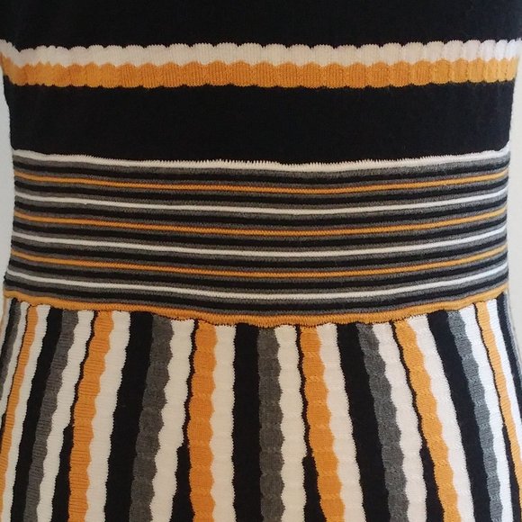 Appraisal Black Multi Colored Knit Dress - Misses Small - Picture 5 of 7